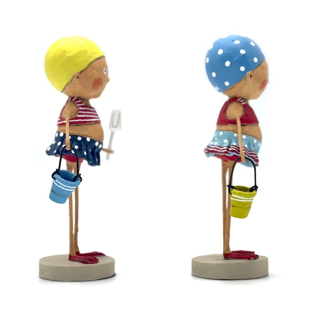 Lori Mitchell Summer Collection: Bathing Beauties Figurines, Set of 2