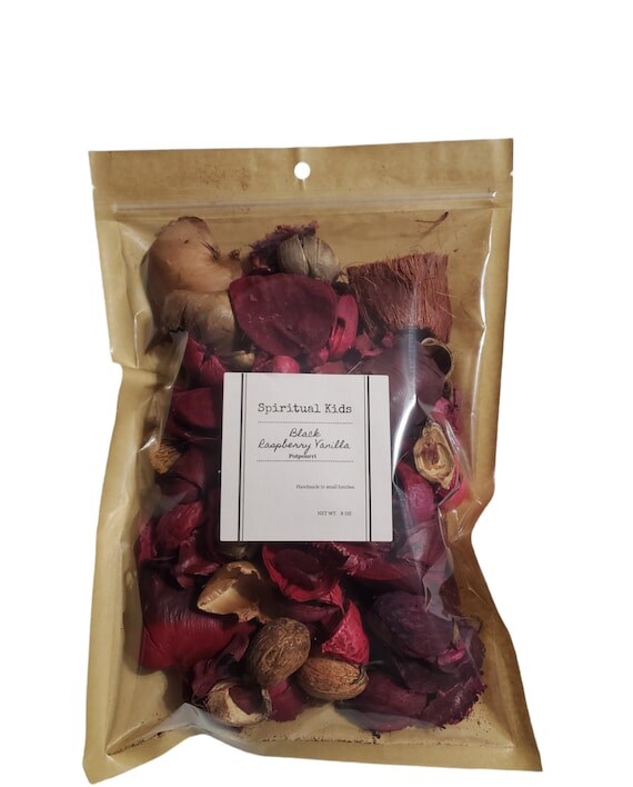 Black Raspberry Vanilla Potpourri 8oz Bag made with Fragrant/Essential Oils HandMade FREE SHIPPING SCENTED| Fruity Potpourri | Gift