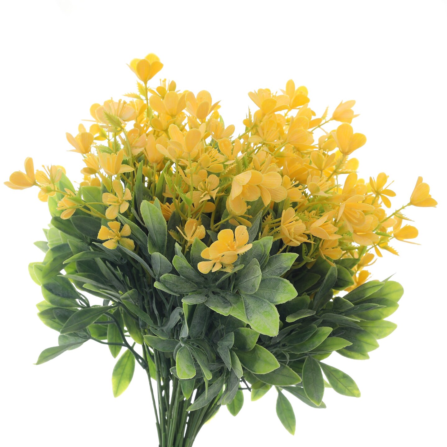 Grand Verde Small Artificial Flowers Faux Wildflower 13” Stems, Real-Touch  Plastic Bouquets Bulk - 10pcs