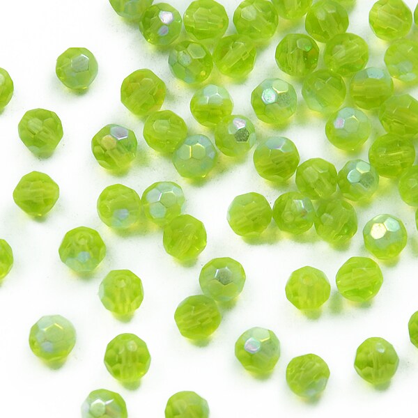 Faceted Glass Bead Strand 8 in Pack of 2
