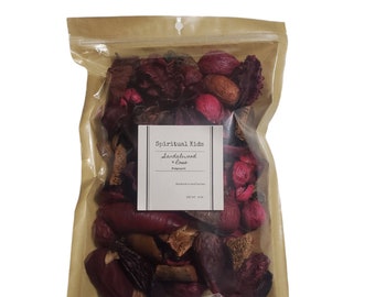 Sandalwood & Rose Potpourri made with Fragrant/Essential Oils HandMade FREE SHIPPING | House Warming Gift | Floral Potpourri | BirthdayGift