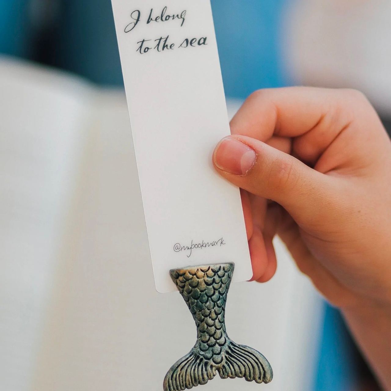 Mermaid Tail Handmade Bookmark, Gift for Teen Daughter, Unique Bookmarks, Book Accessories, Gift for Her