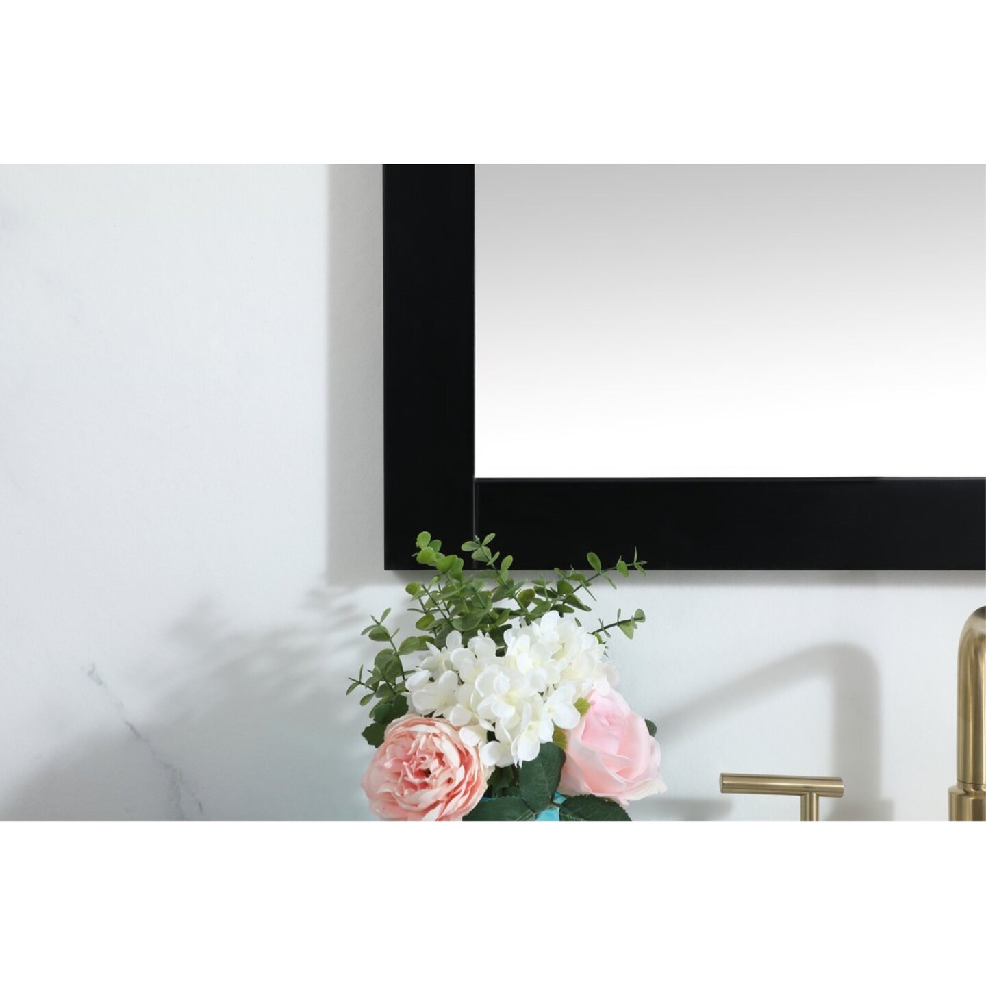 Aqua vanity mirror 30x36 inch in black Mirrors Michaels