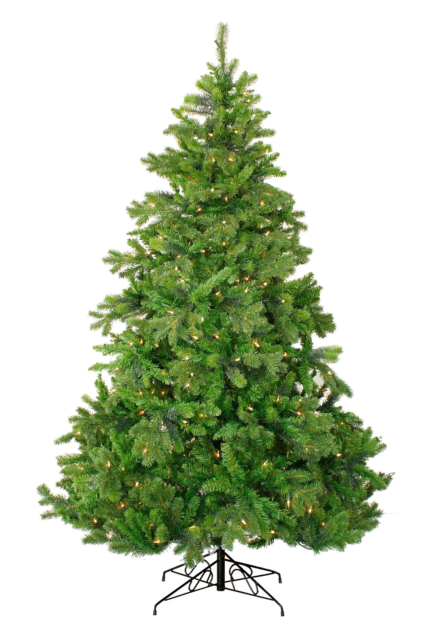 Perfect Holiday 6ft Pre-lit Tapered Salem Pine Artificial Christmas Tree