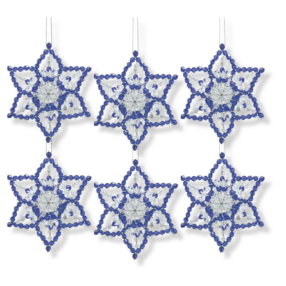 Sunrise Craft & Hobby Sapphire Snow Burst Ornament Kit Christmas