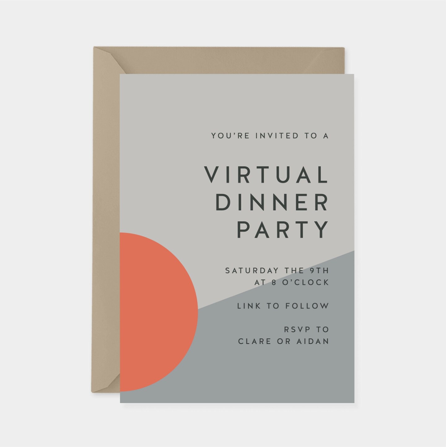 Event Invitation, Custom Event Invite, Personalized Invitation, Modern