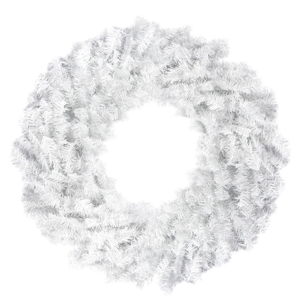 Perfect Holiday 30&#x22; Christmas Wreath Crystal White