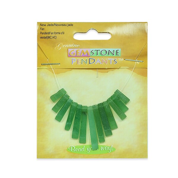 New Jade Fan Pendant Pack of 13 Michaels