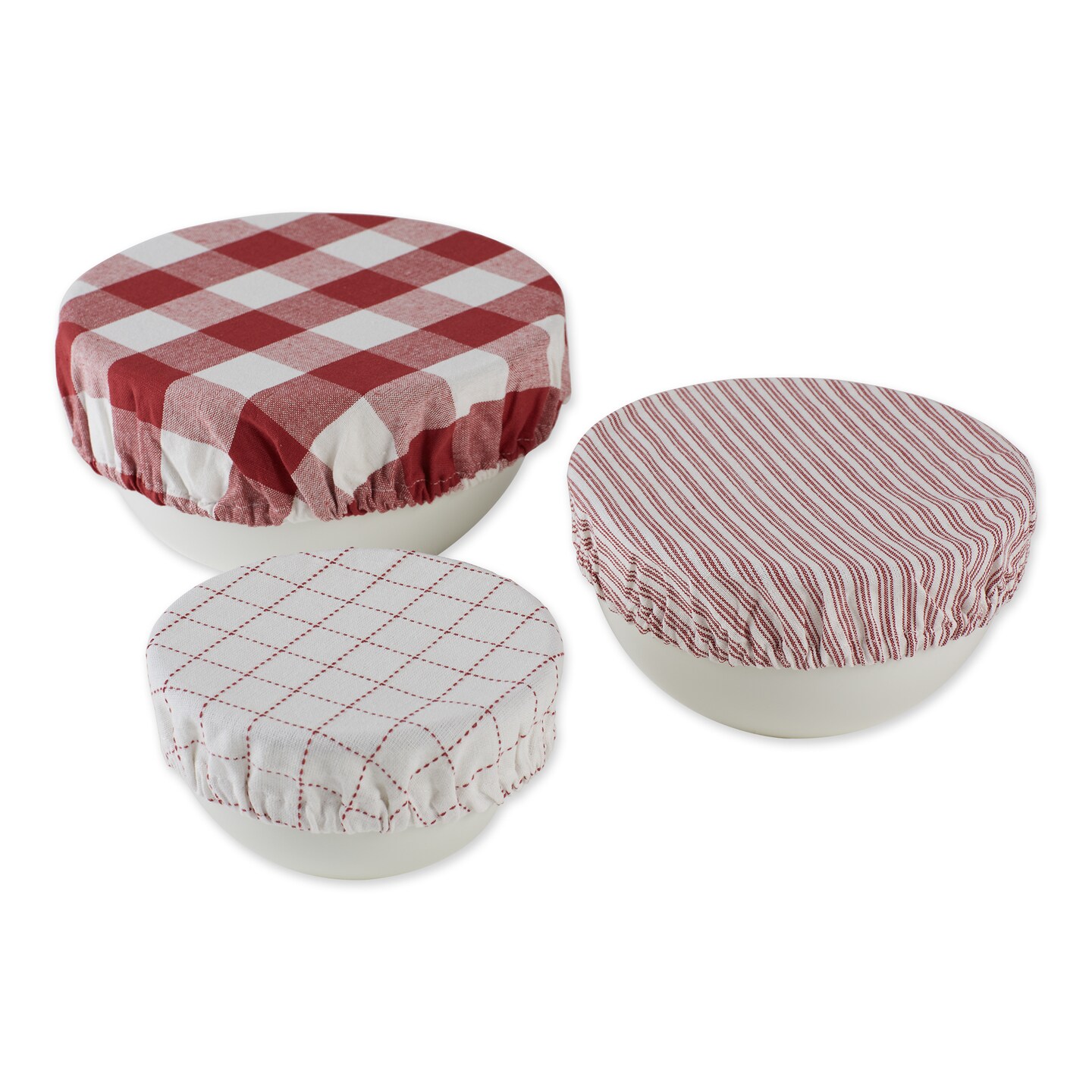 DII Asst Stone Farmhouse Woven Dish Cover (Set of 3)