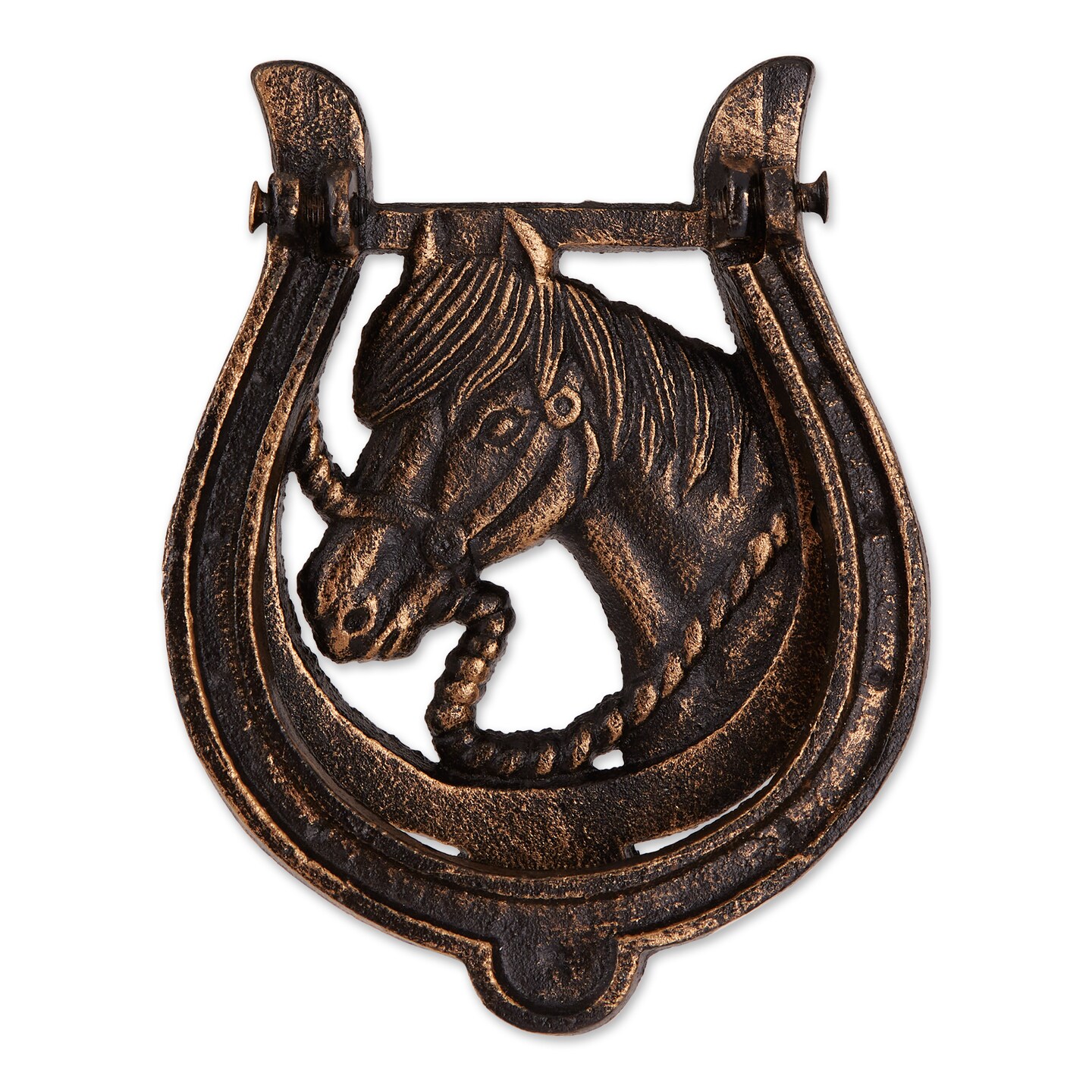 DII Horseshoe Cast Iron Door Knocker