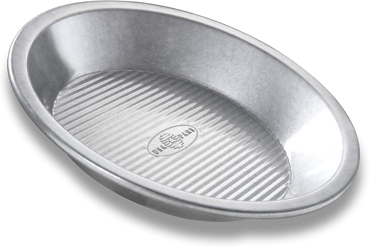 USA Pan 1100PE 6 Pie Baking Pan Alloy Steel Corrugated Bottom 9 Inch 