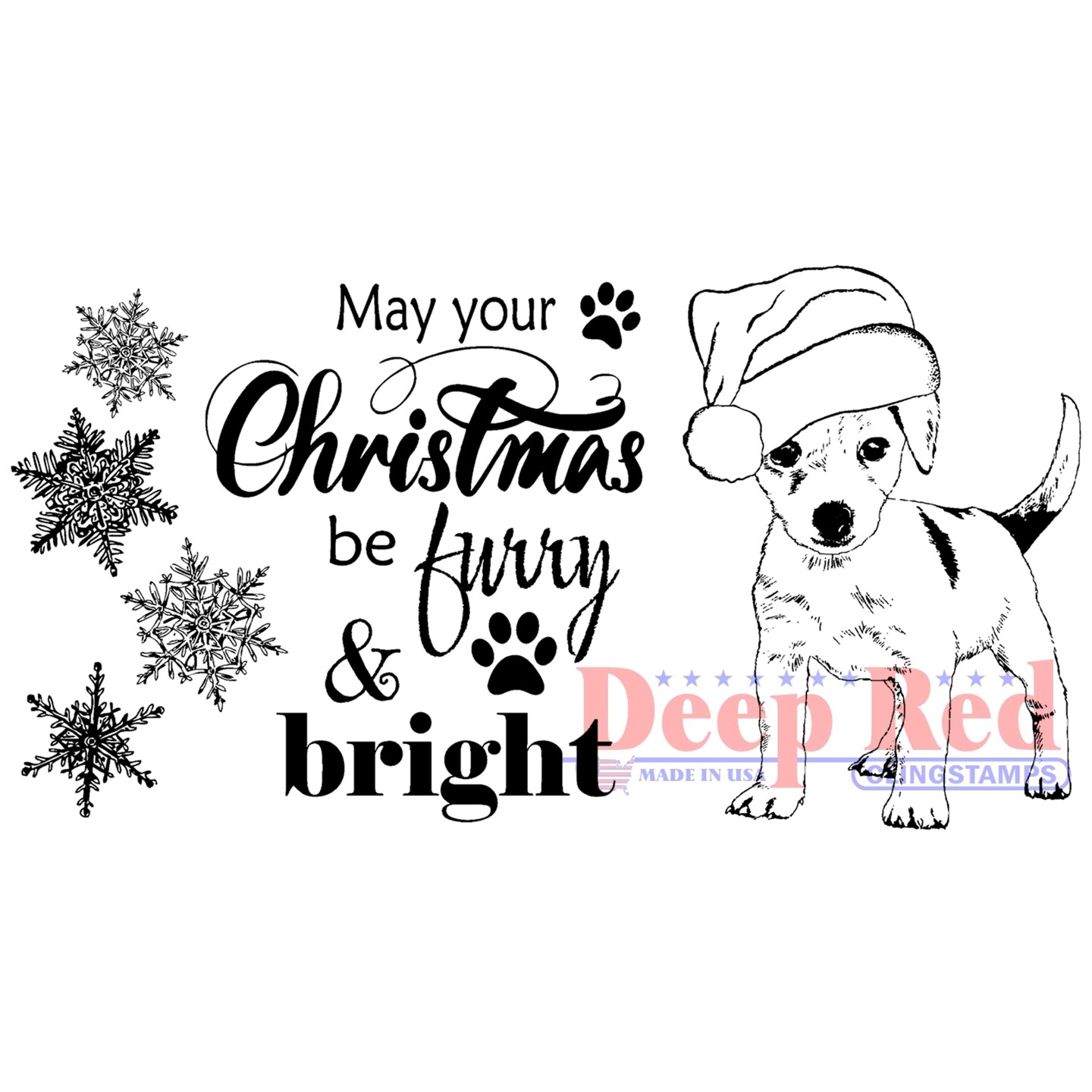 Custom christmas rubber stamps