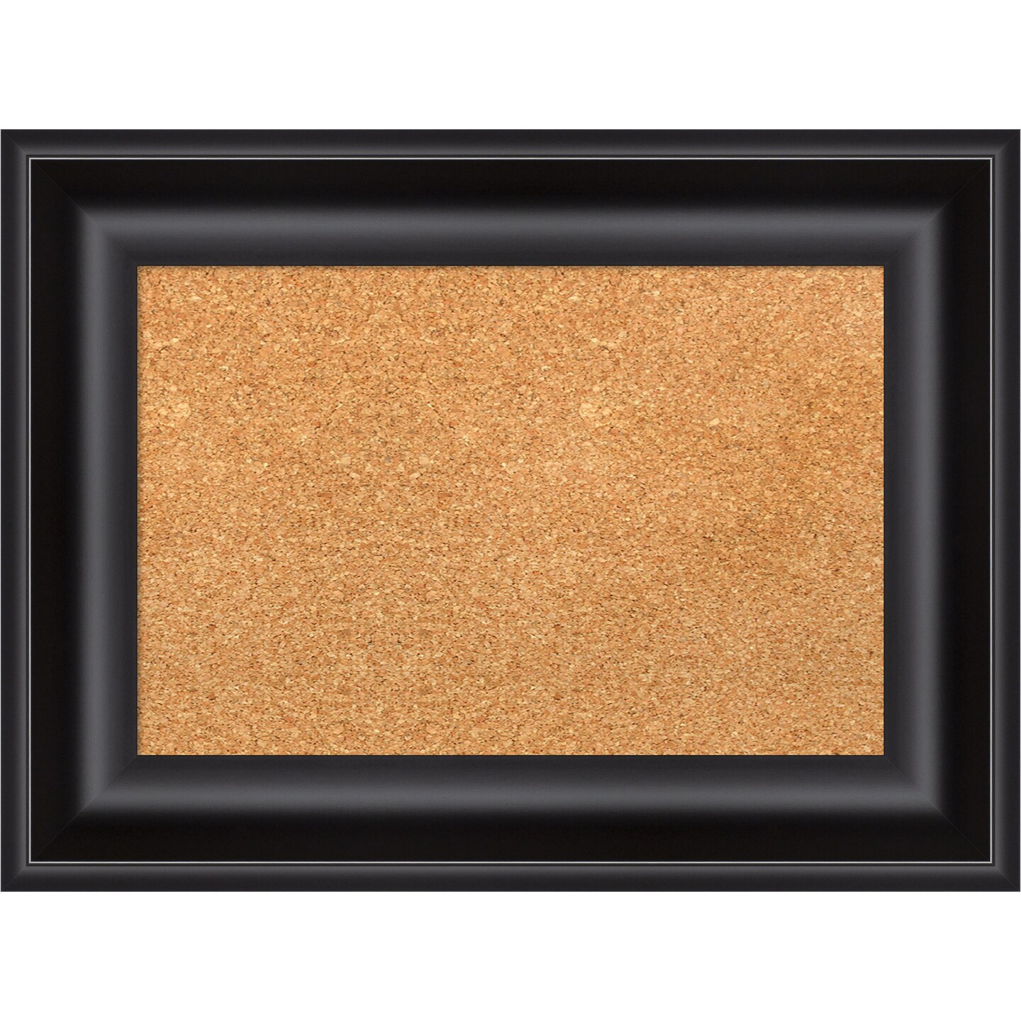 Cork Board, Grand Black Frame - Bulletin Board, Organization Board, Pin Board
