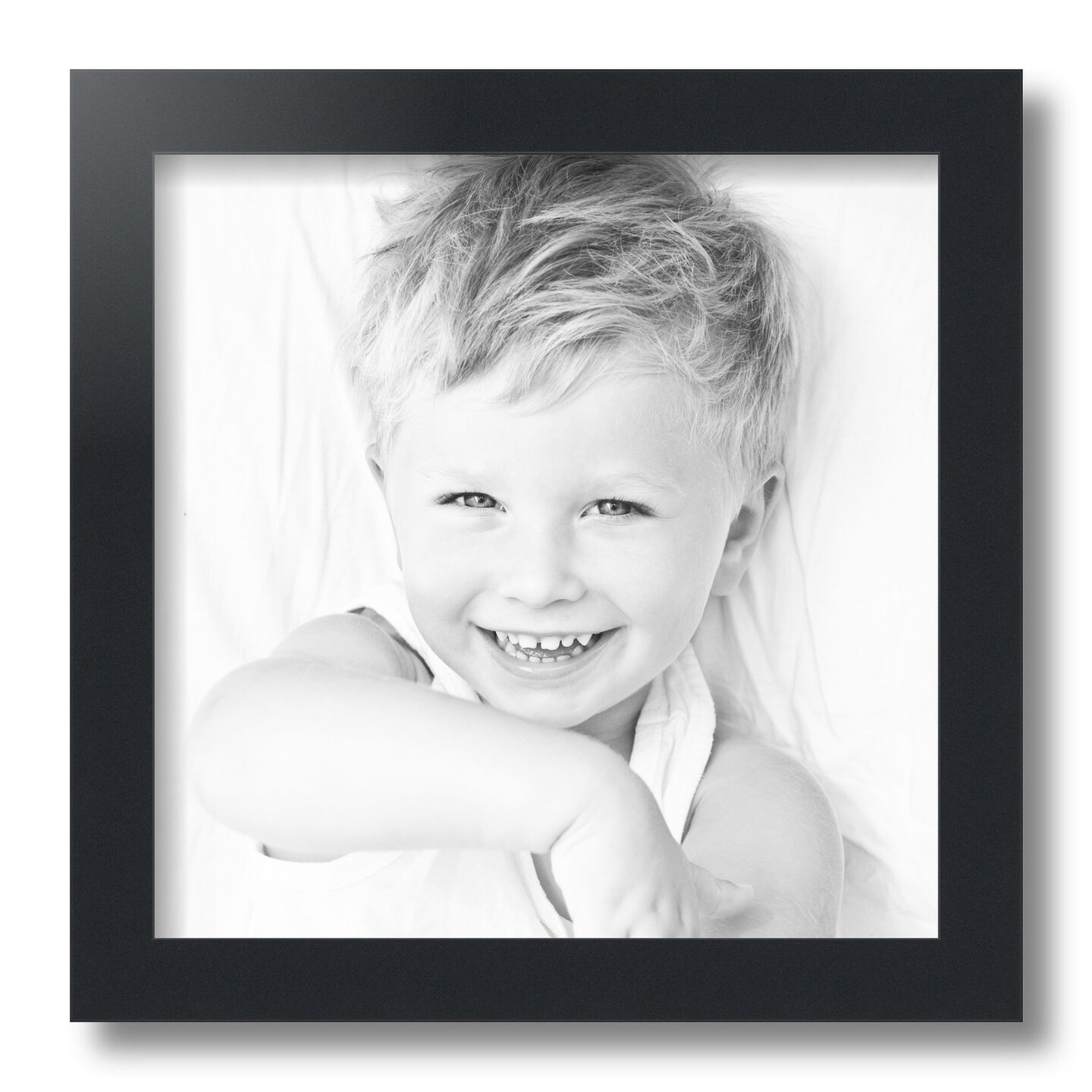 ArtToFrames 12x12 Inch  Picture Frame, This 1.25 Inch Custom MDF Poster Frame is Available in Multiple Colors, Great for Your Art or Photos - Comes with Regular Glass and  Corrugated (A46IC)