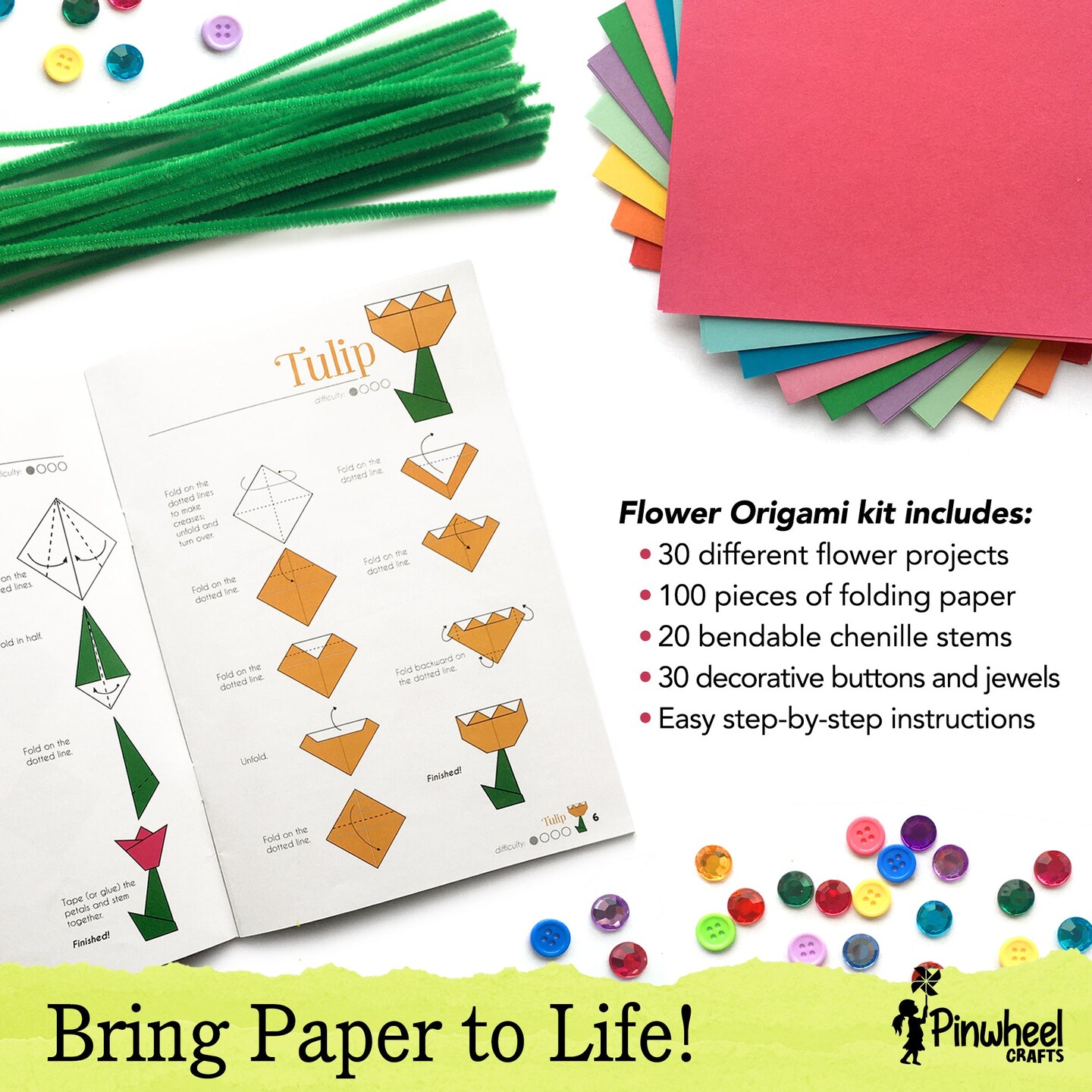 Flower Origami Kit