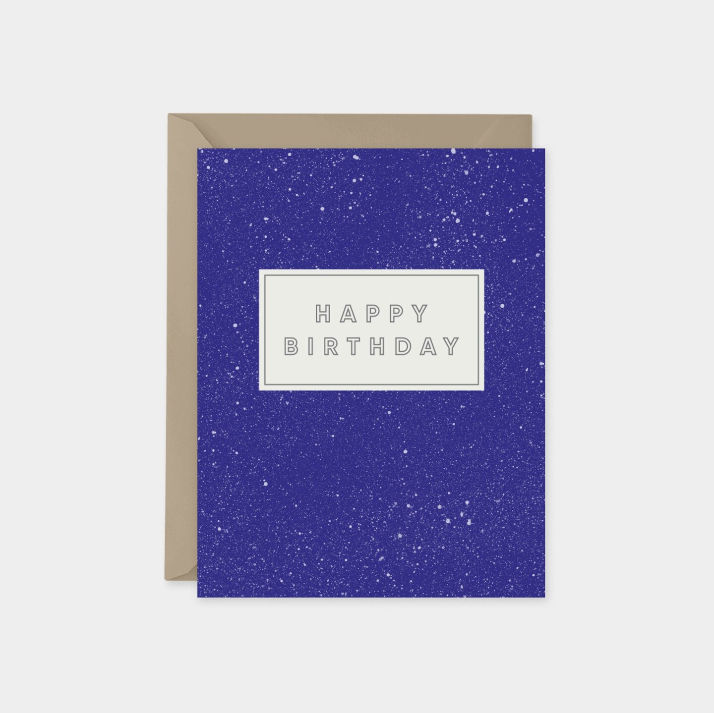 Speckled Happy Birthday Cards, Custom Speckled Card, Recycled Birthday ...