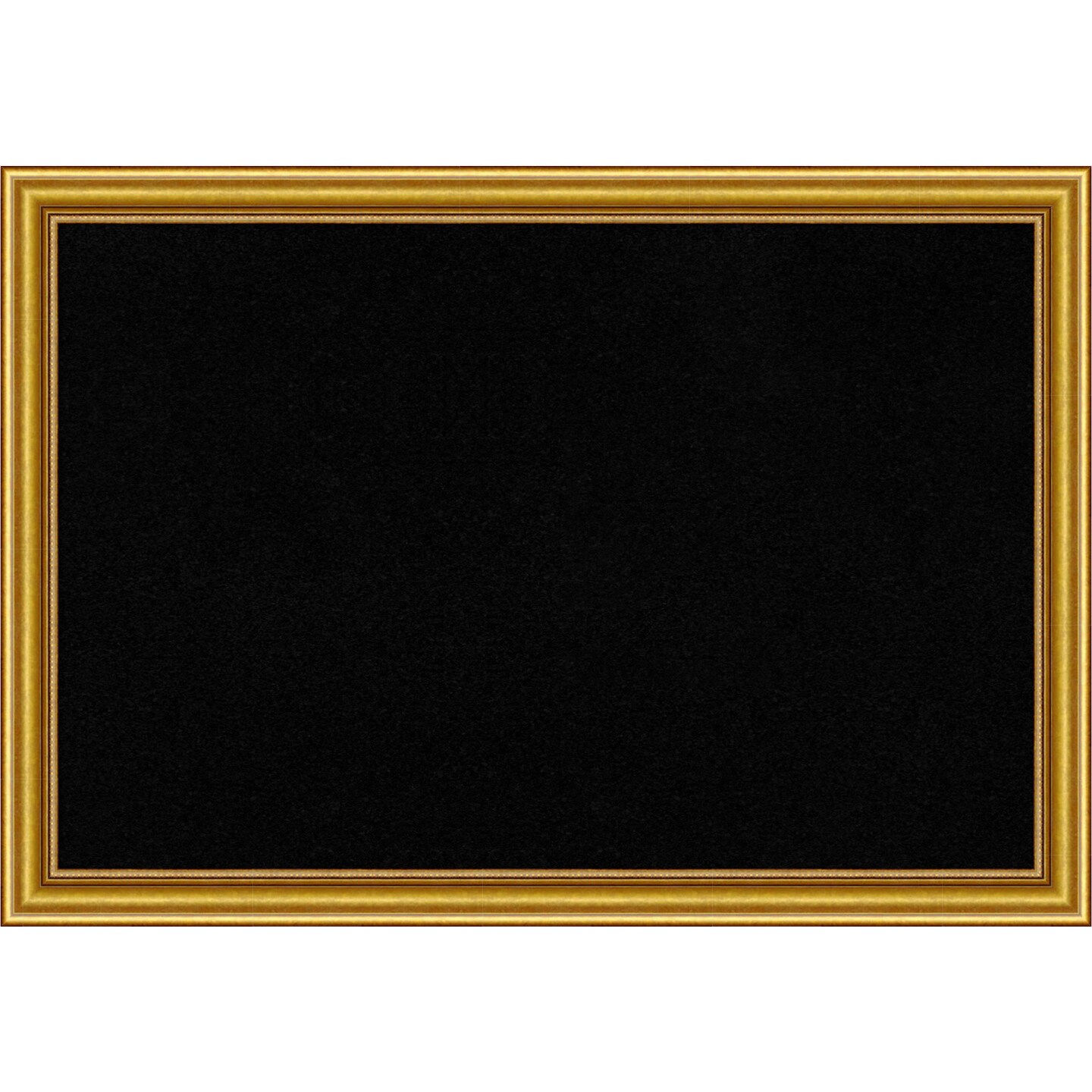 Cork Board, Townhouse Gold Wood Frame - Bulletin Board, Organization Board, Pin Board