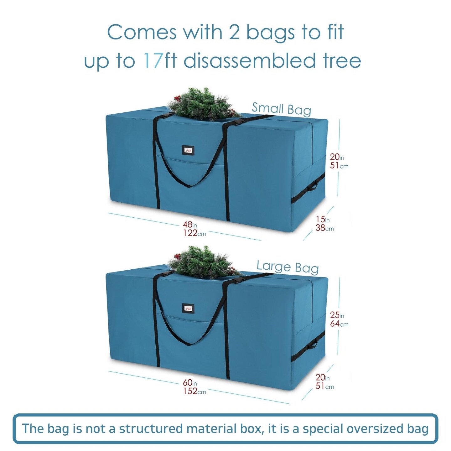 Hearth &#x26; Harbor Waterproof Christmas Tree Storage Bag