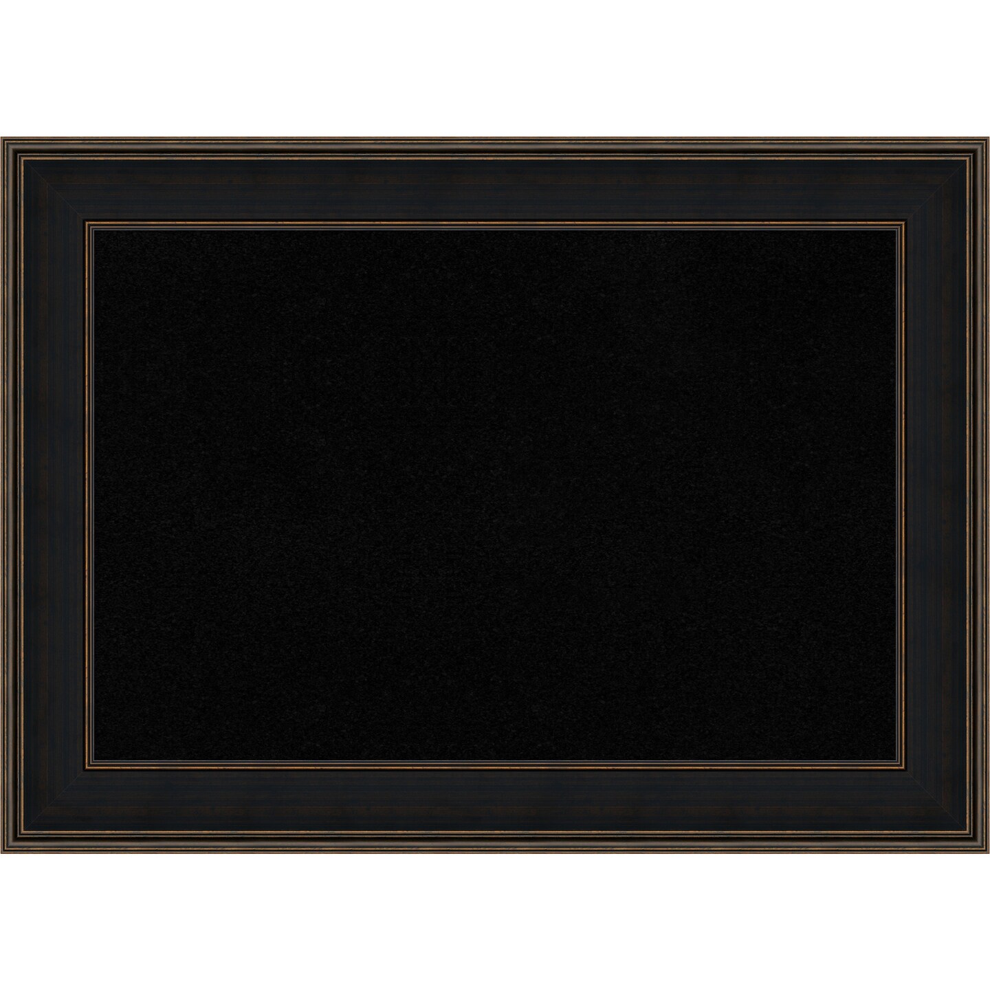 Black Cork Board (44 in. x 32 in.), Mezzanine Espresso Wood Frame
