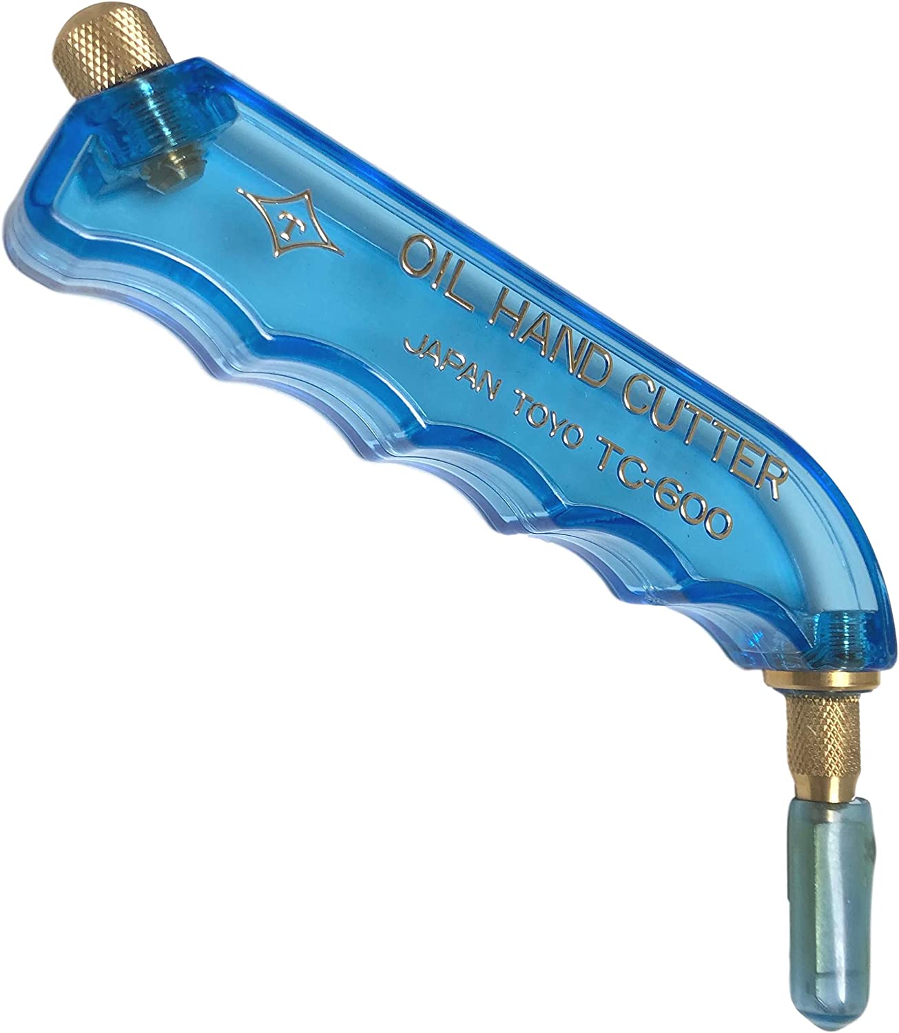 Toyo Comfort Grip SuperCutter Oil-Fed Glass Cutter for Stained