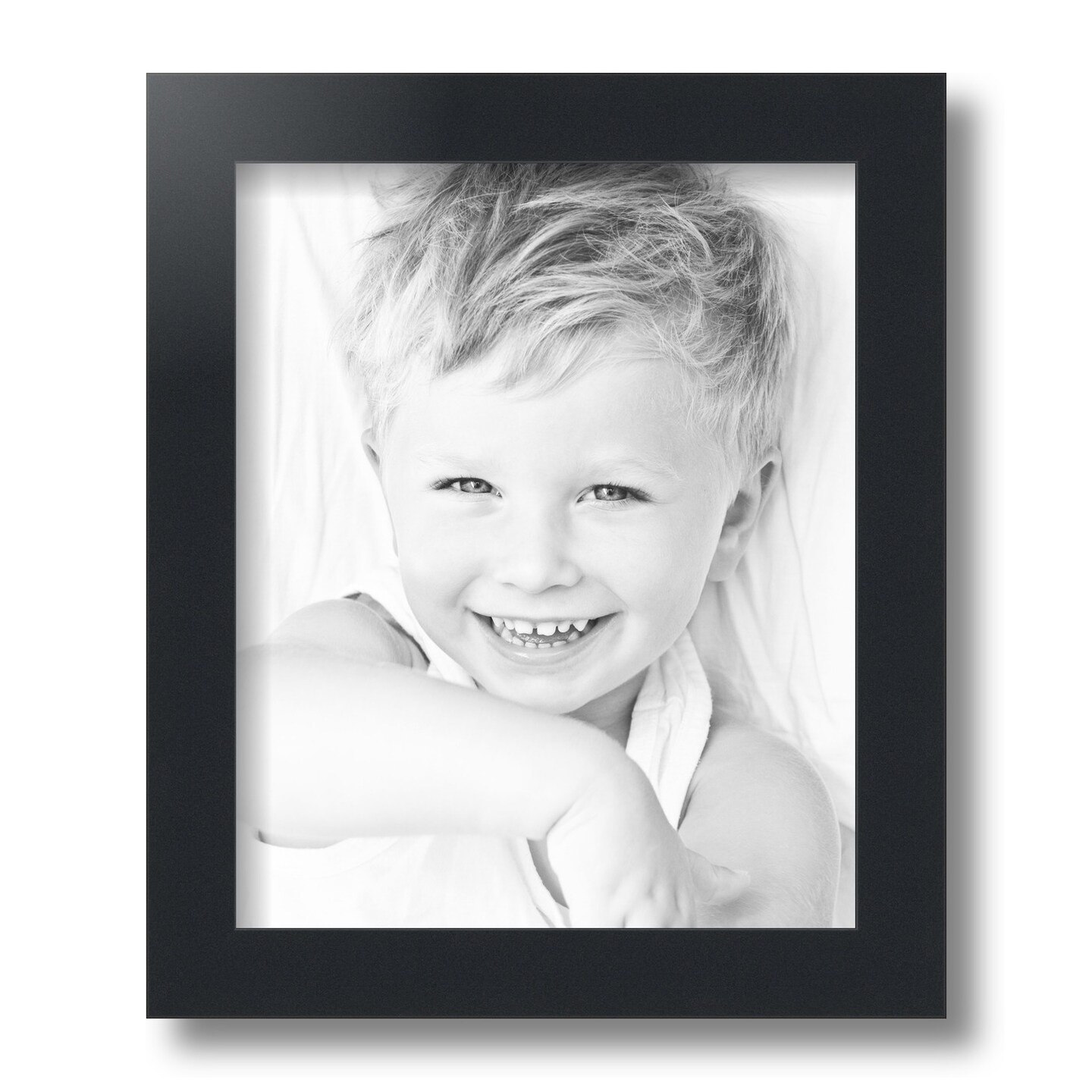 ArtToFrames 8.5x11 Inch  Picture Frame, This 1.25 Inch Custom MDF Poster Frame is Available in Multiple Colors, Great for Your Art or Photos - Comes with Regular Glass and  Corrugated (A46RR)