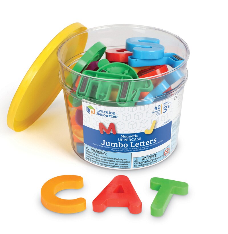 Jumbo Magnetic Letters And Numbers Uppercase Letters Magnetic