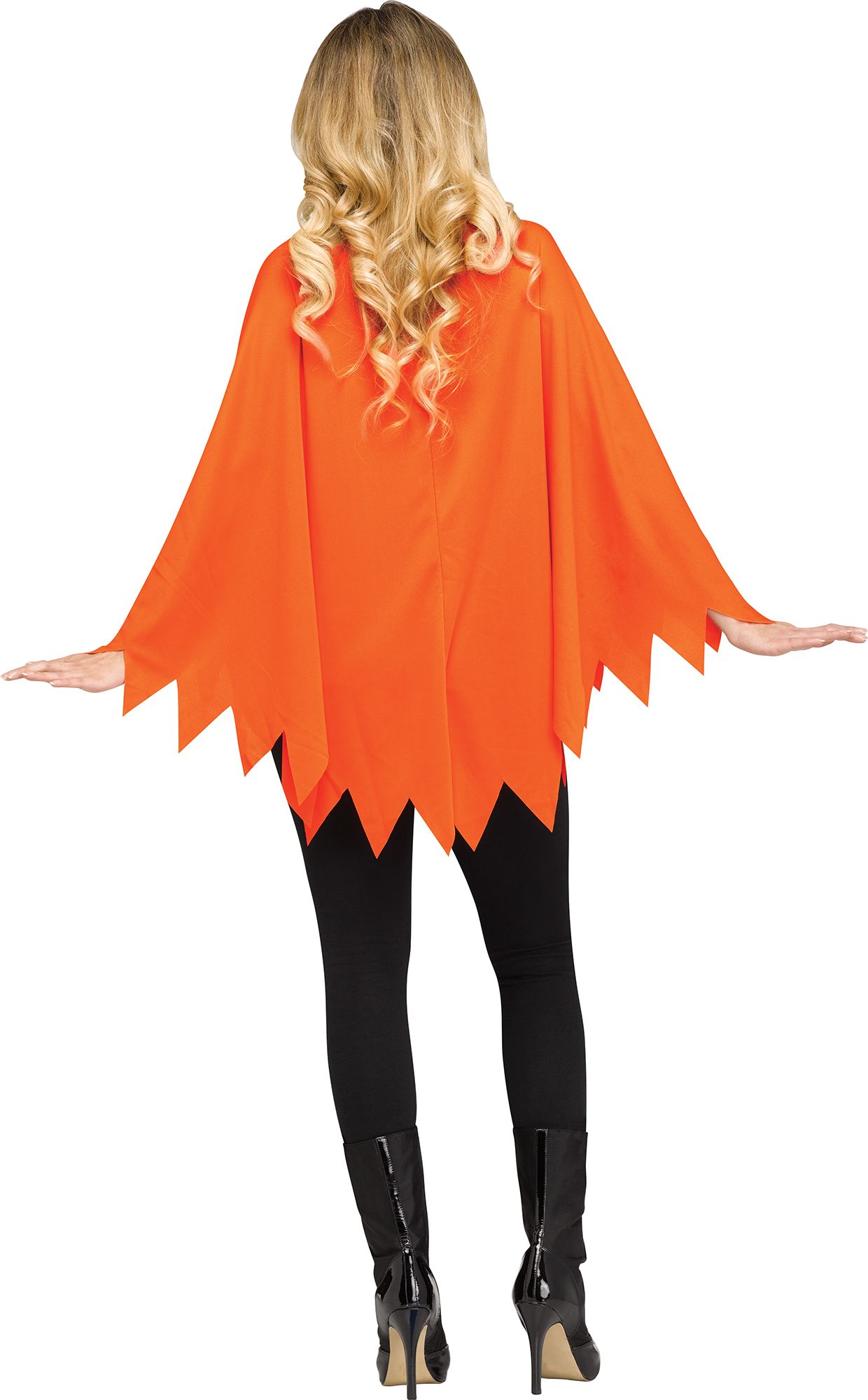 Adult Pumpkin Poncho