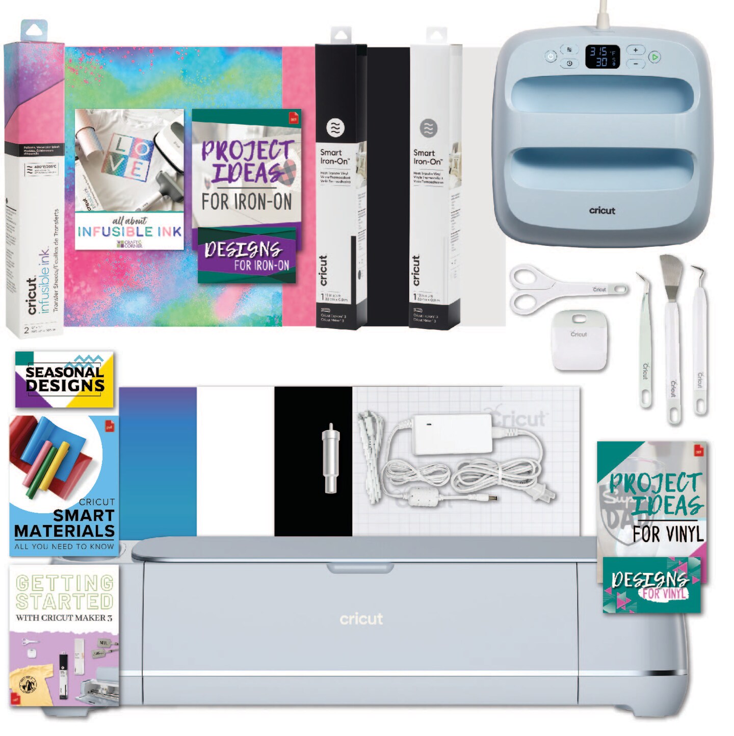 Cricut Maker 3 Easy Press 3 Machine Combo Bundle Cricut Maker Michaels