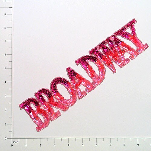 Broadway Sequin Applique/Patch