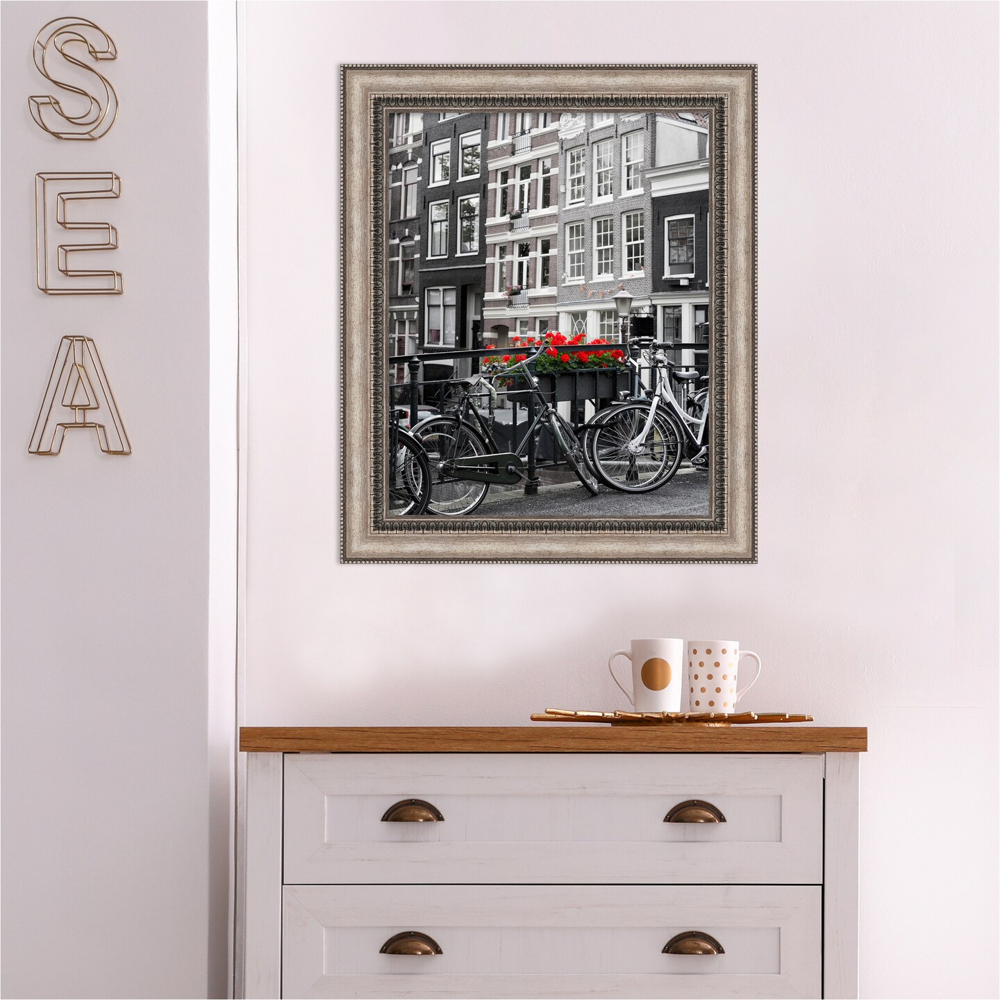 Amanti Art Lyla Ornate Silver Picture Frame