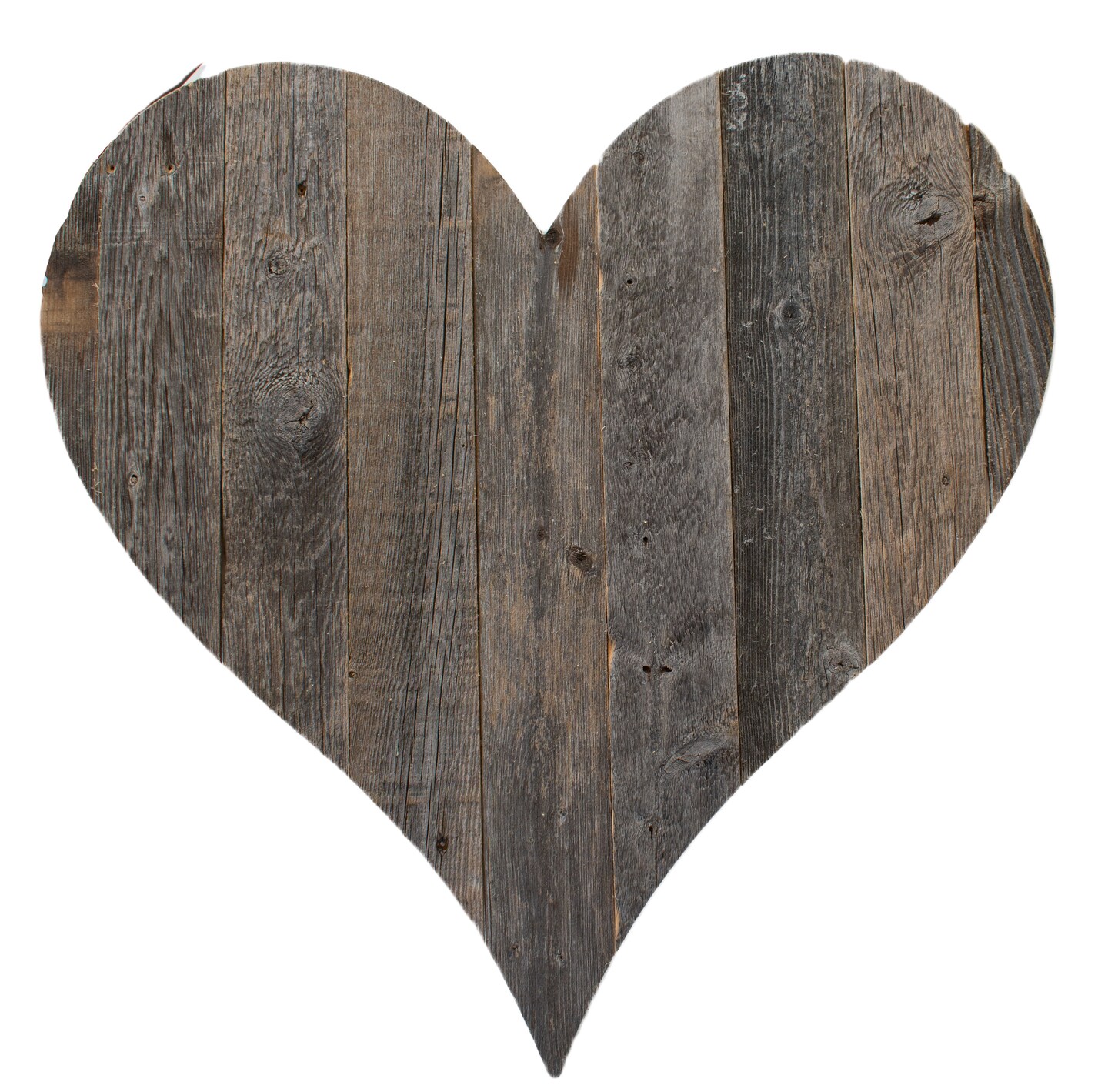 Rustic Farmhouse 24 in. Reclaimed Wood Heart