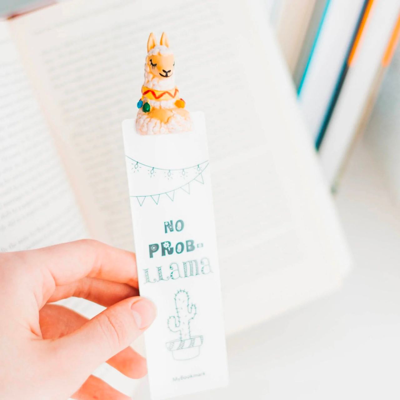 Lama Bookmark, Birthday Gift for Teen Girl, Cute Bookmark, Book Accessories, Bookmark for Woman
