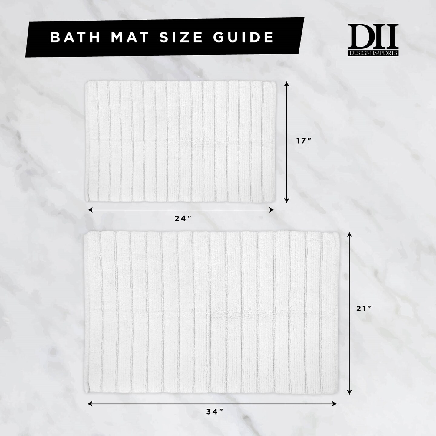 DII Solid Taupe Microfiber Bath Mat