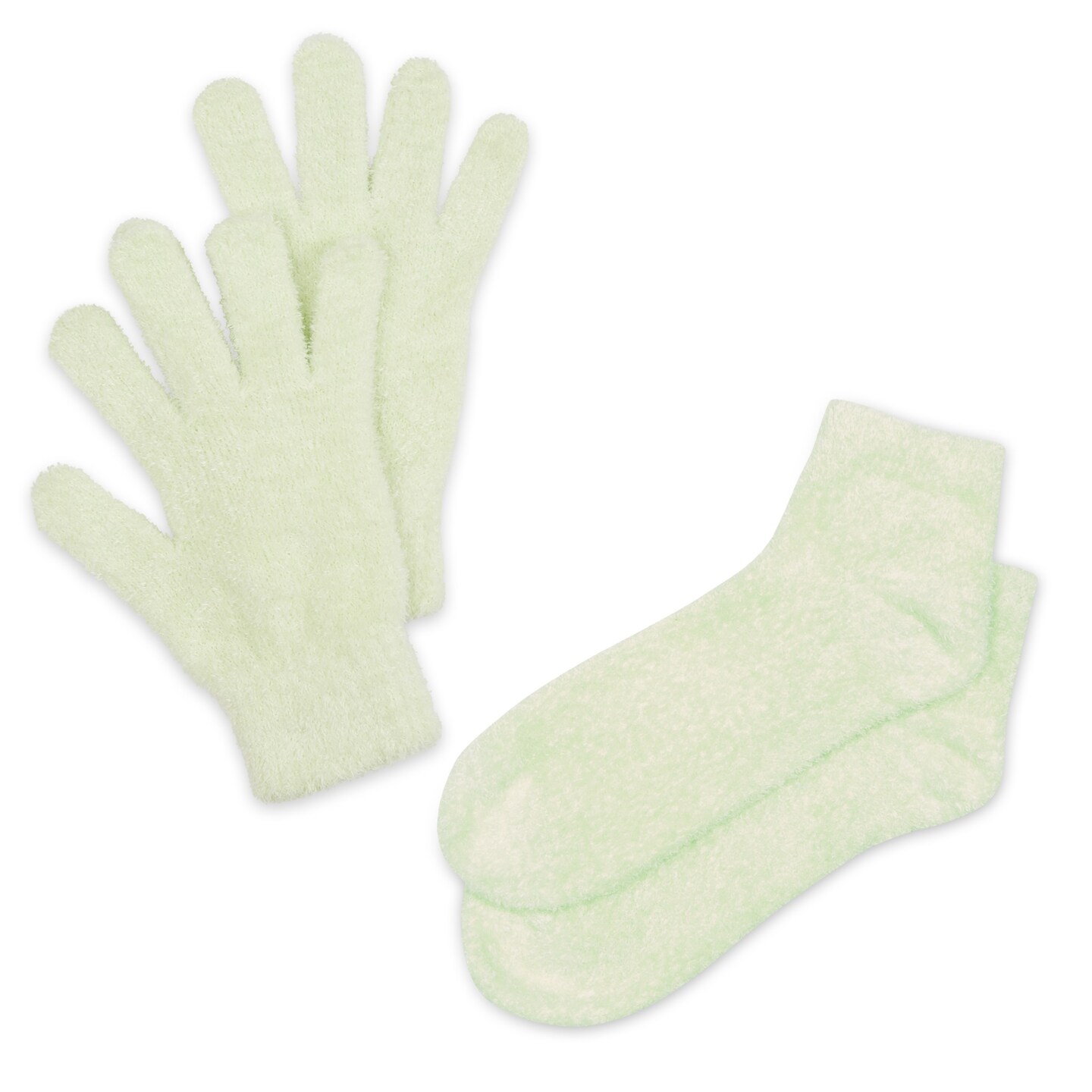 Bucky Spa Socks And Gloves Set Aloe Infused Mint Michaels
