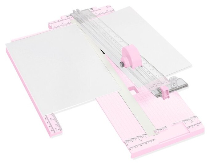 Rotary Paper Trimmer PINK EK Success 12” X 5” With Extension Arm 54000012 EK Tools