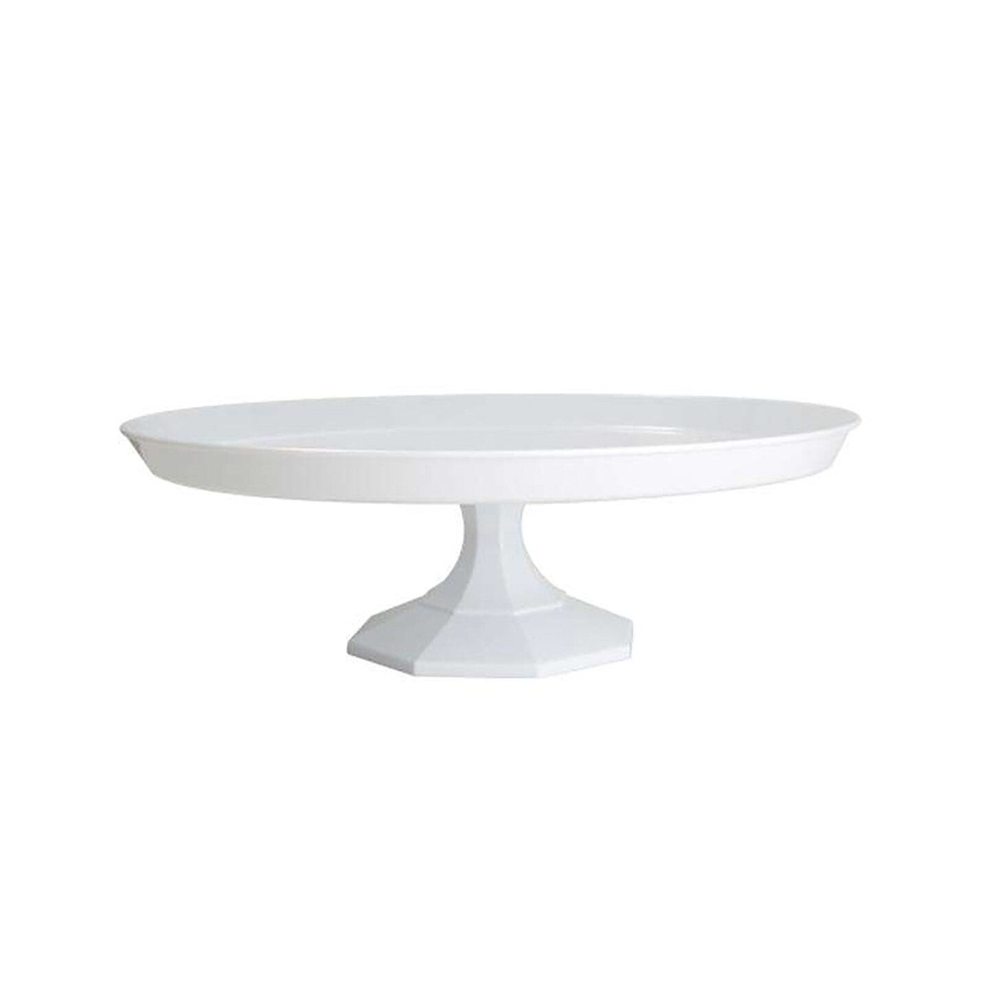 White Big Round Plastic Cake Stands 13" (12 Cake Stands) Michaels