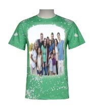 Green S Faux Bleach Sublimation Shirt