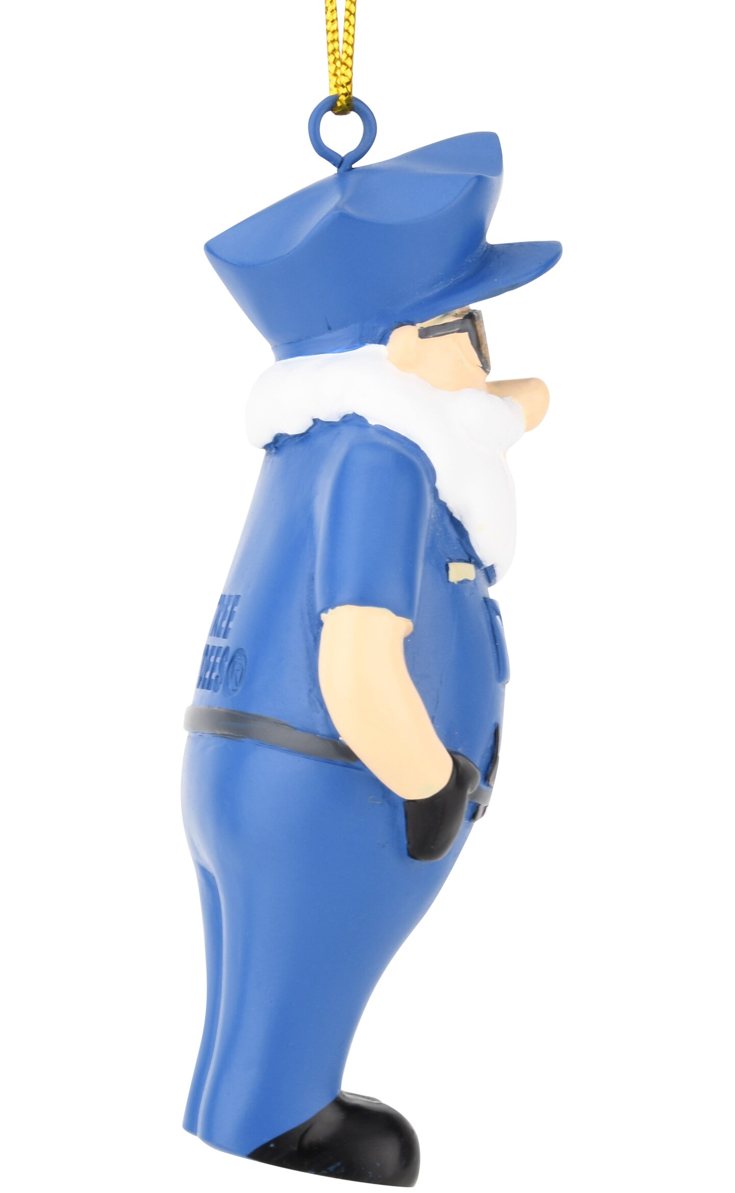 North Pole Police Department Resin Christmas Ornament