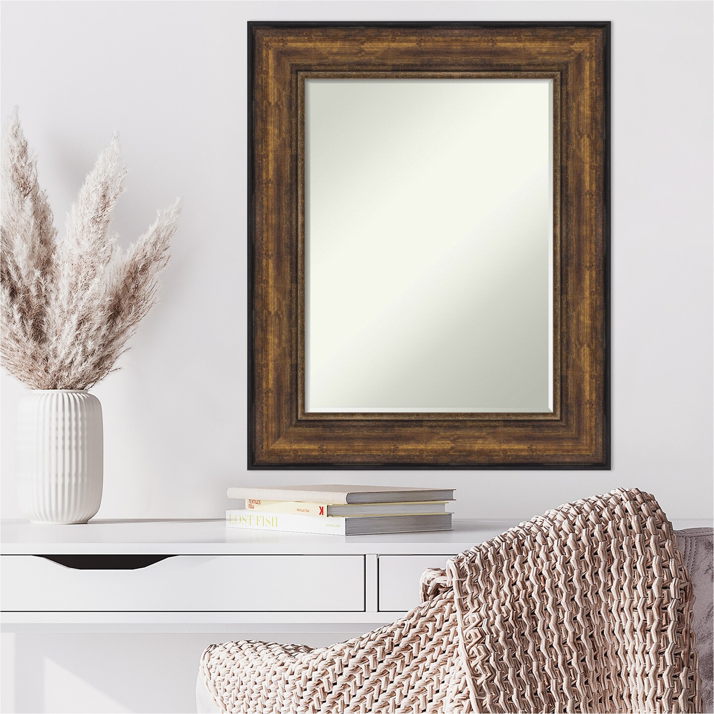 Petite Bevel Wall Mirror, Ballroom Bronze Frame Michaels