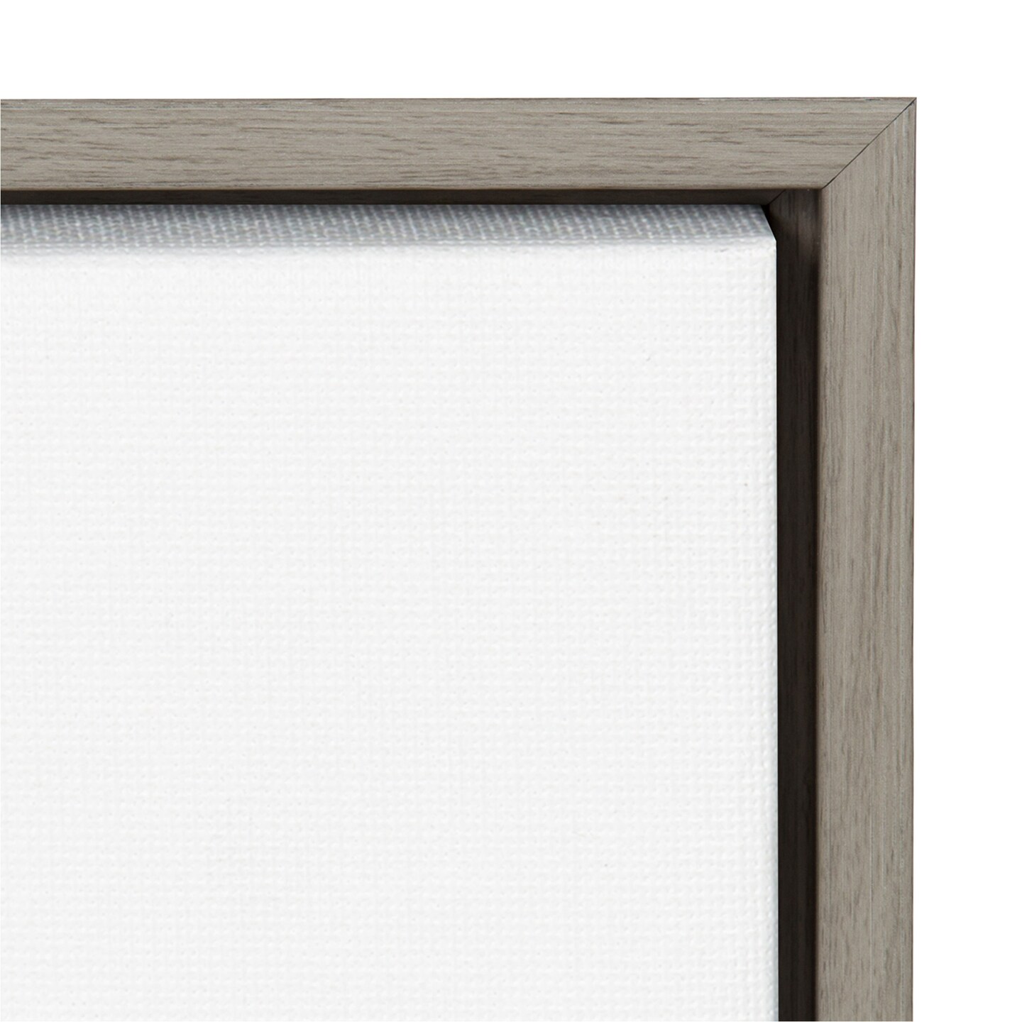 A White Heron III by Melissa W 16-in. W x 20-in. H. Canvas Wall Art Print Framed in Grey