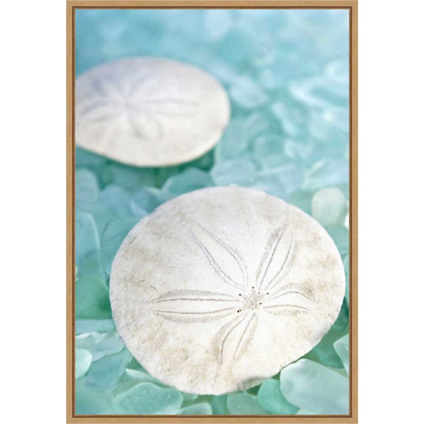 Crystal Harbor 9 by Alan Blaustein 16-in. W x 23-in. H. Canvas Wall Art Print Framed in Natural