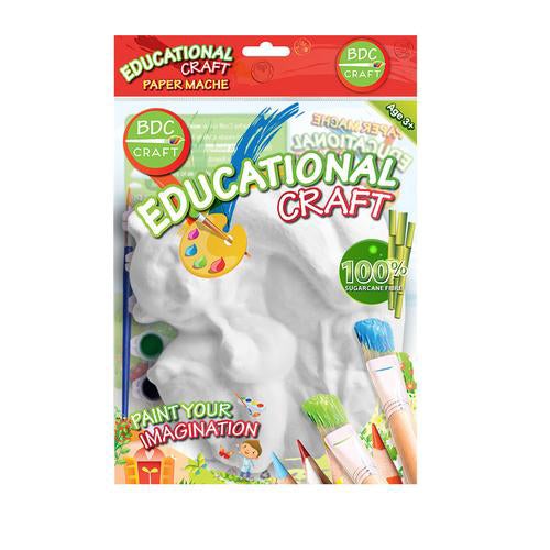 Hemptique Paper Maché Educational Craft Painting Sets Back to School Home Office Supply Eco Friendly