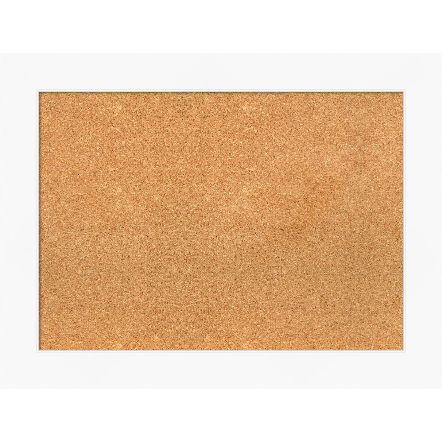 Cork Board, Cabinet White Frame - Bulletin Board, Organization Board, Pin Board