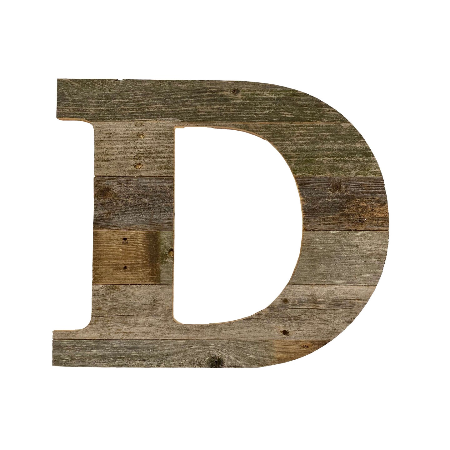 Rustic Farmhouse Large 16&#x22; Decorative Monogram Wood Letter