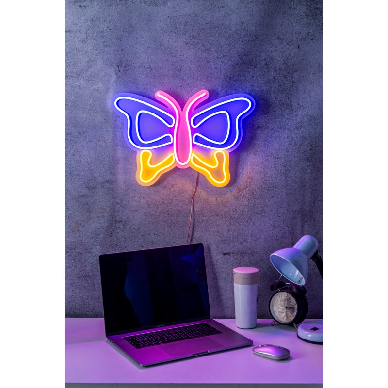 17.3 Novelty Butterfly Led Neon Sign Wall Décor