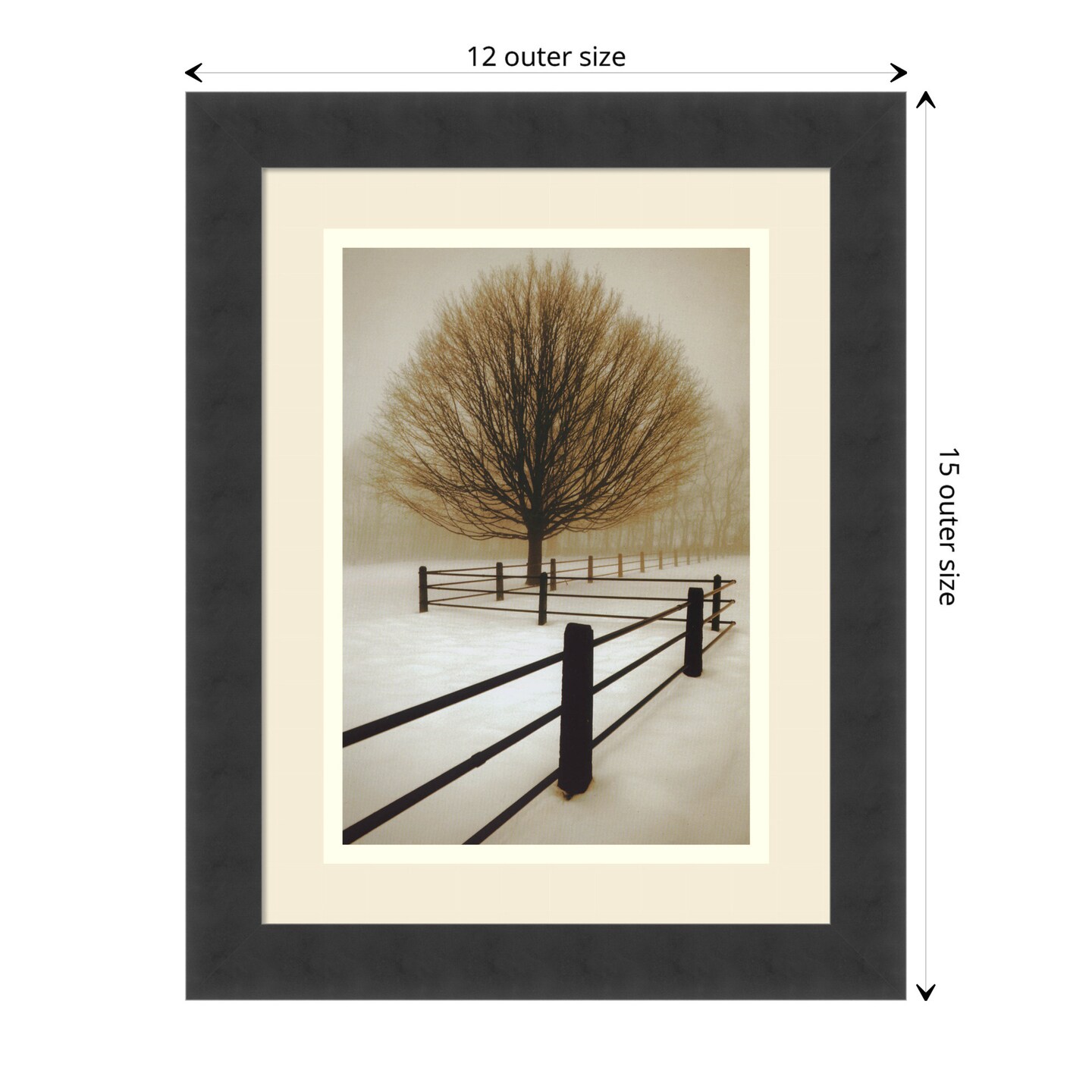 Solitude by David Lorenz Winston Wood Framed Wall Art Print