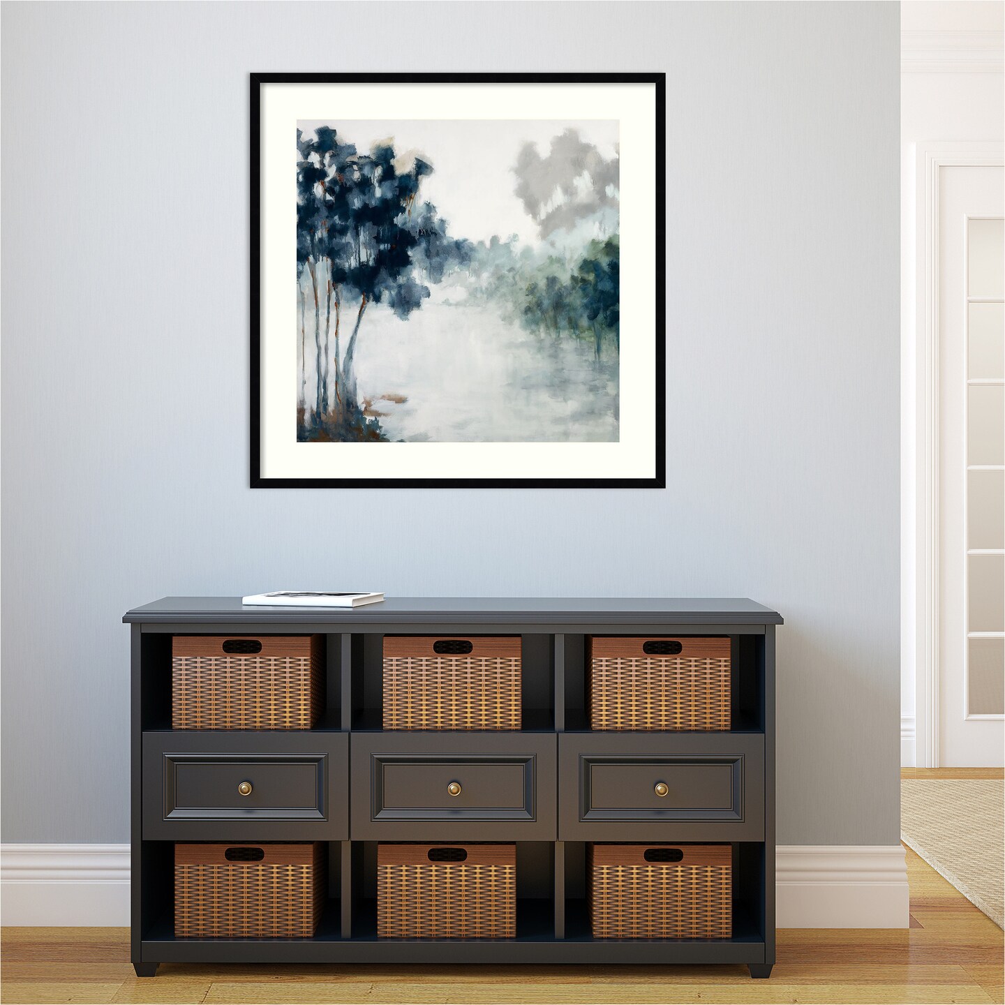 Soft Winter Light by Jacqueline Ellens Wood Framed Wall Art Print