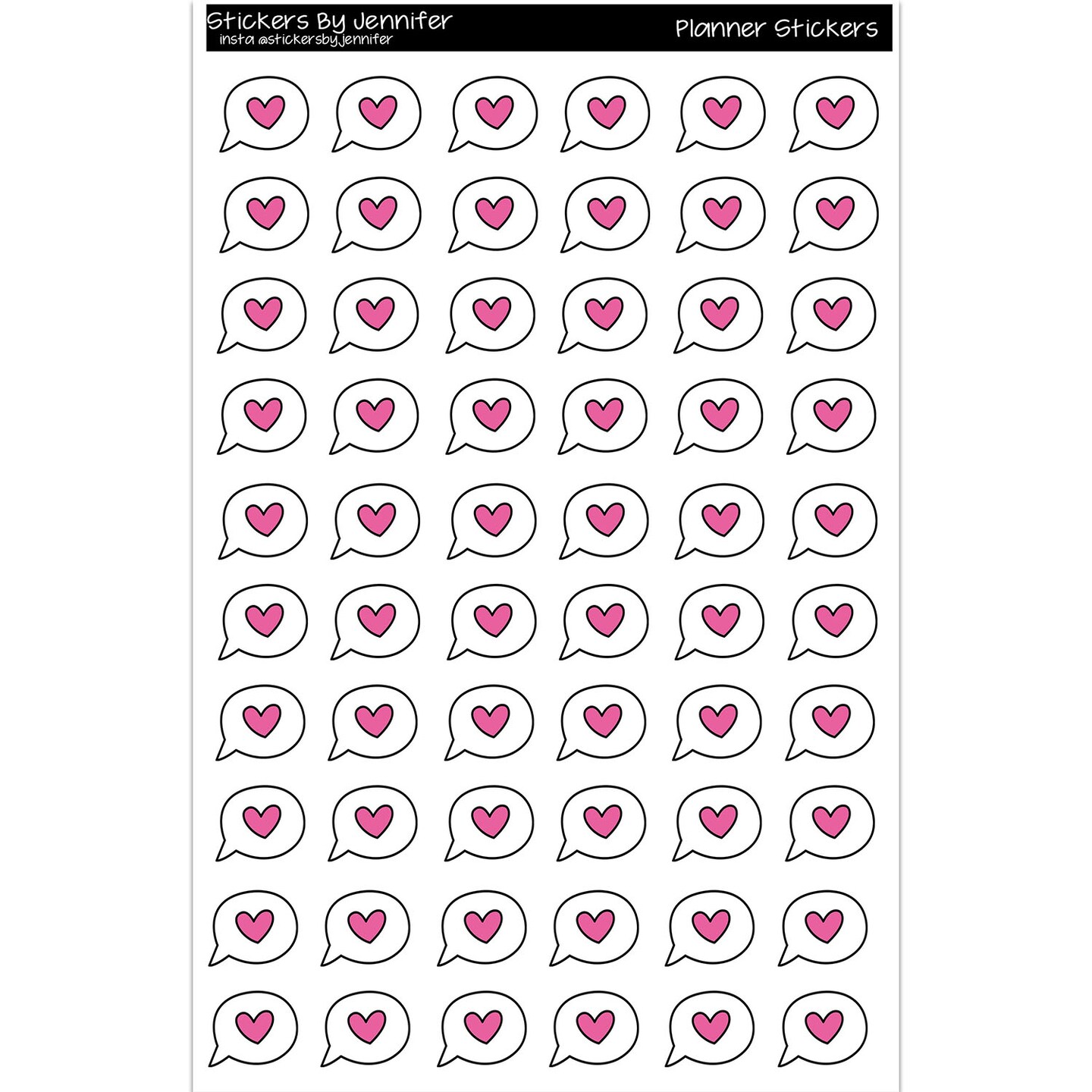 Messaging Bubble Planner Stickers Scrapbooking Kids DIY Arts Crafting