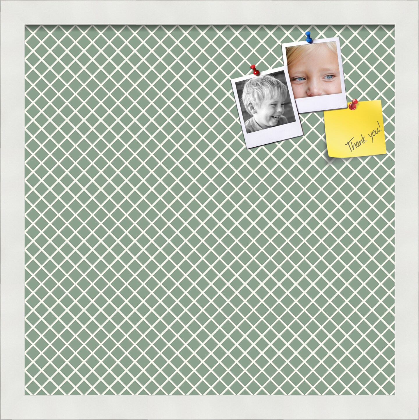 Pinpix – Tela Bulletin Board, Legno, Mahogany Frame, 12 x 24
