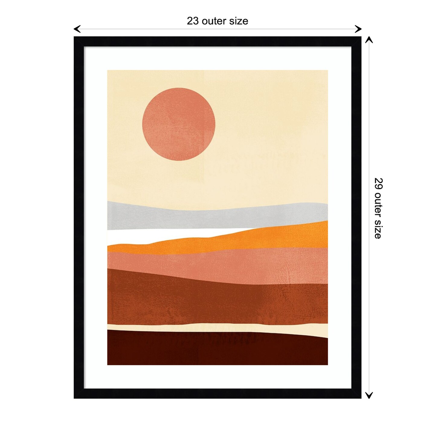 Sunseeker Landscape II by Victoria Wood Framed Wall Art Print